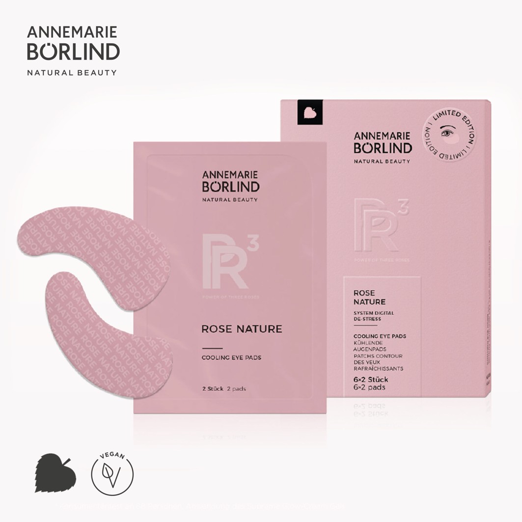 ROSE NATURECOOLING EYE PADS. 6x2 Stück