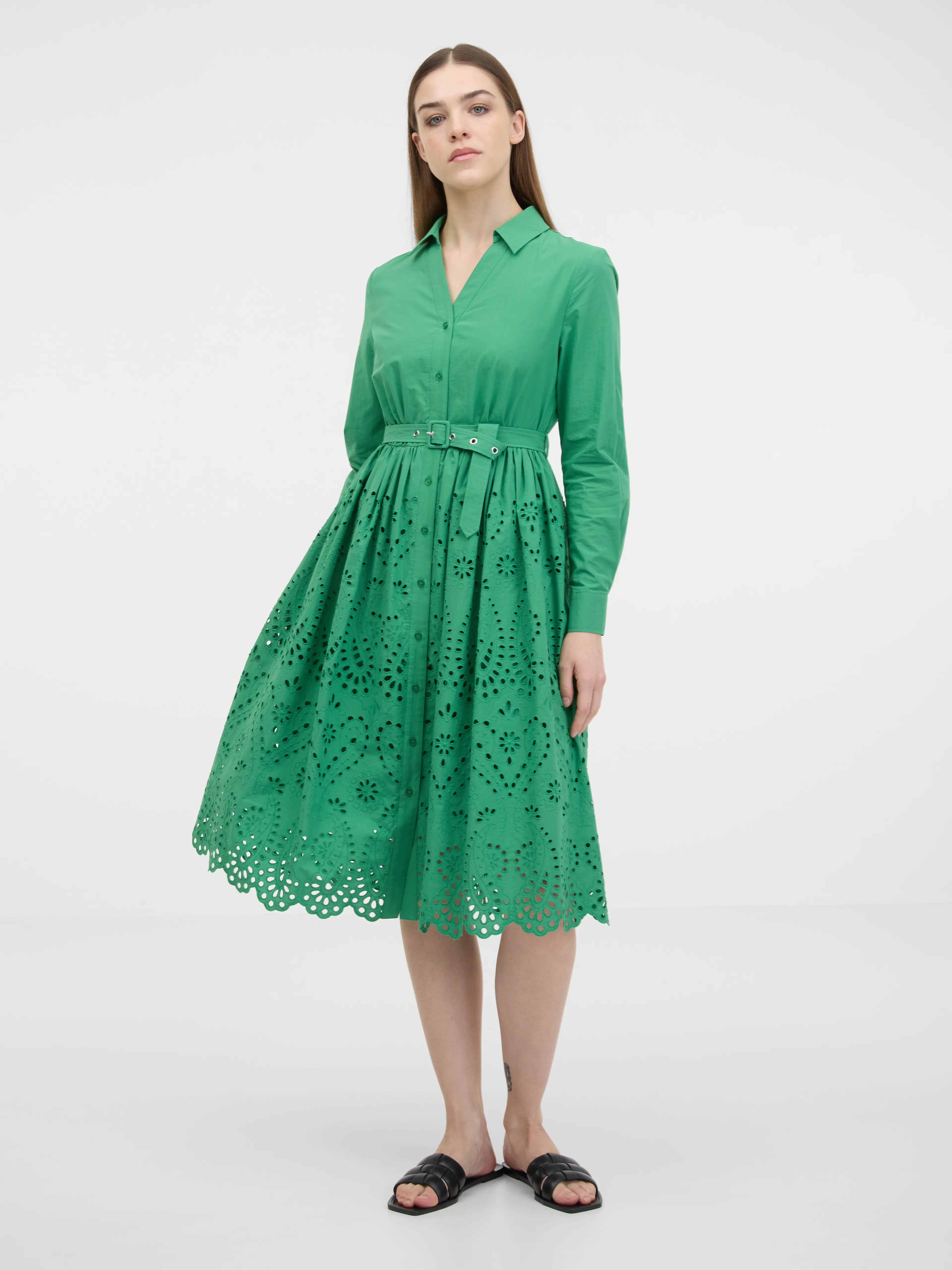 Grünes Damen Shirtkleid ORSAY