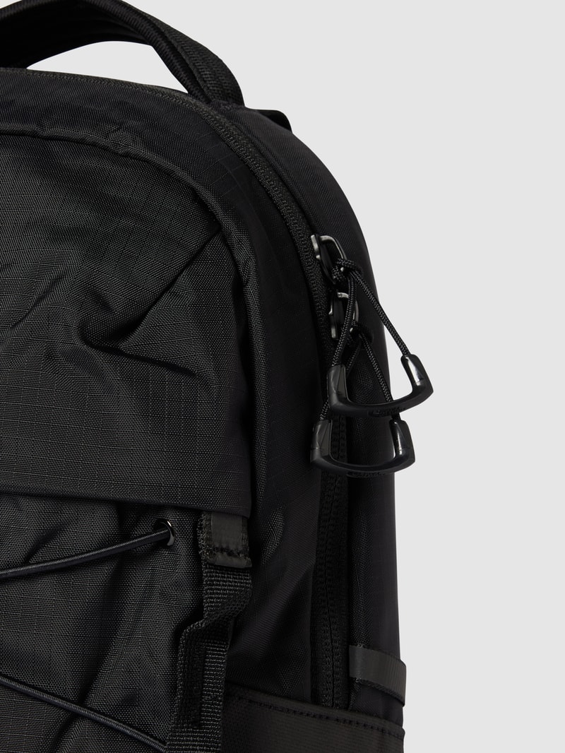 Rucksack mit Logo-Stitching Modell 'BOREALIS MINI' in schwarz