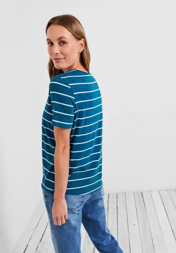 CECIL T-Shirt mit Streifenmuster