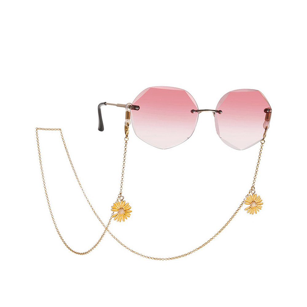 Tian Dee Brillenkette Sonnenblumen-Anhänger, Brillenkette, Maske, Lanyards, Brillenbänder