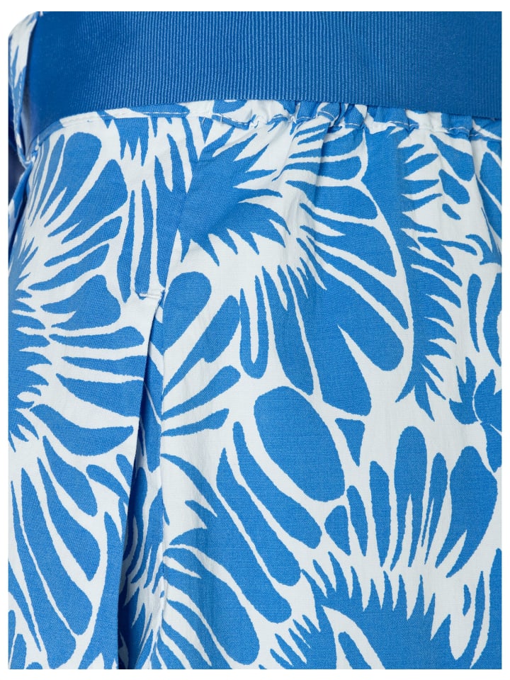 More & More Baumwollrock in blau günstig kaufen