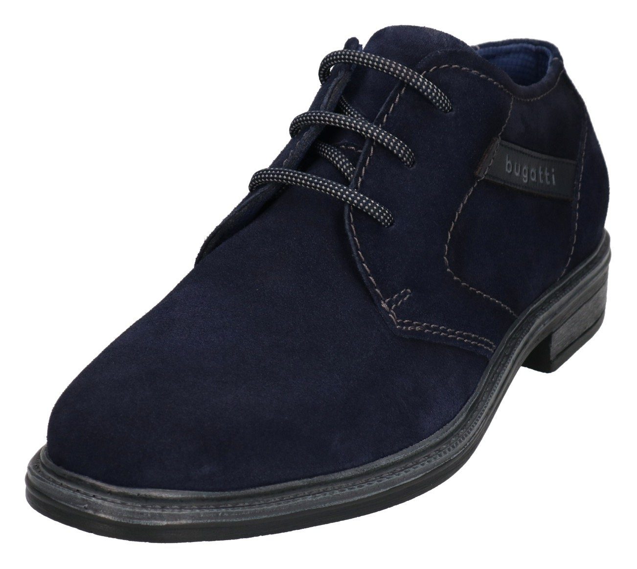 bugatti Schnürschuh mit Ziernähten, in Weite G