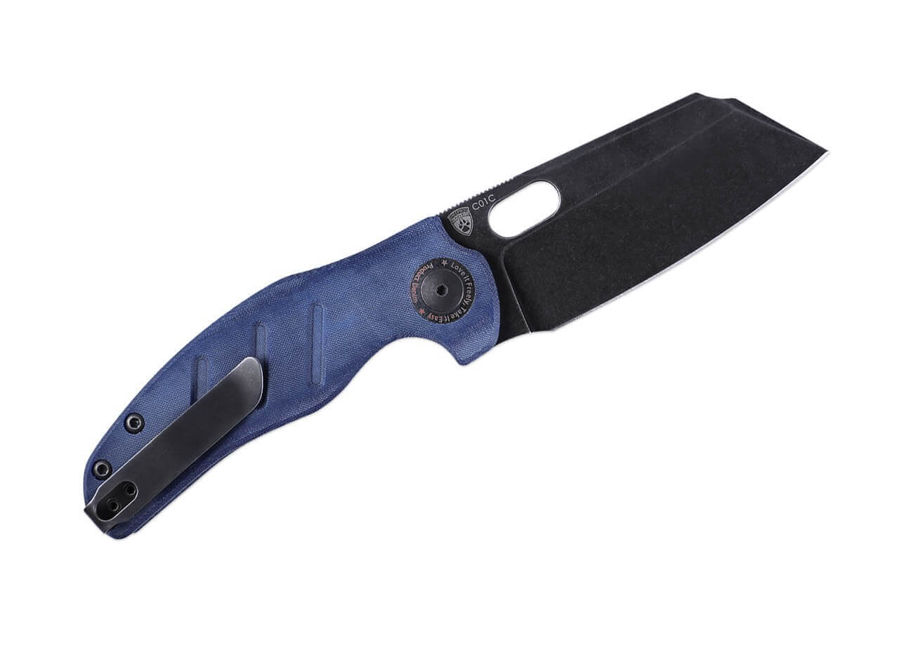 Full Size Sheepdog C01C Blue Denim Micarta