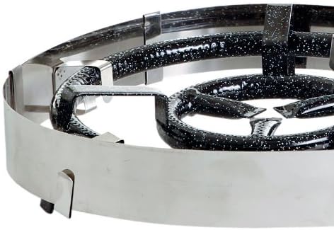 PaellaWorld International Paella World Edelstahl Hitze- und Windschutz für Ring-Gasbrenner mit Ø 30-50 cm