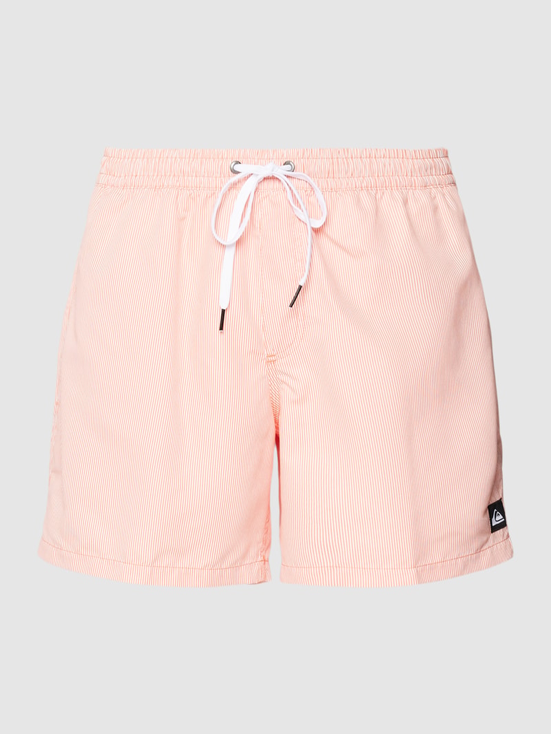 Badehose mit elastischem Bund in koralle