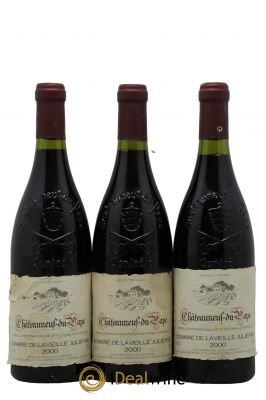 Châteauneuf-du-Pape Vieille Julienne (Domaine de la) Jean-Paul Daumen  2000 - Lot de 3 Bouteilles