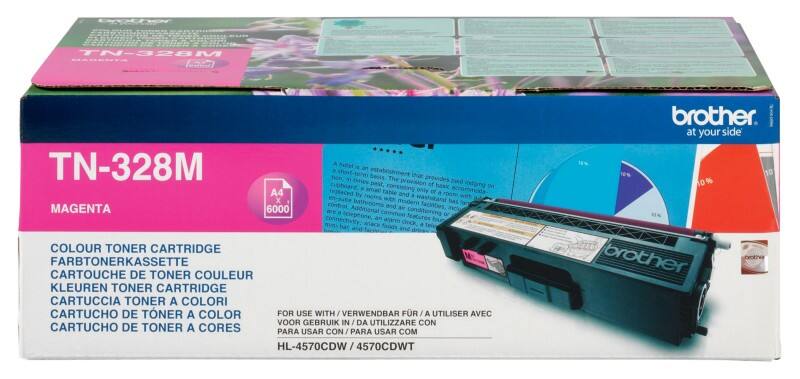 Brother TN-328M Original Tonerkartusche Magenta