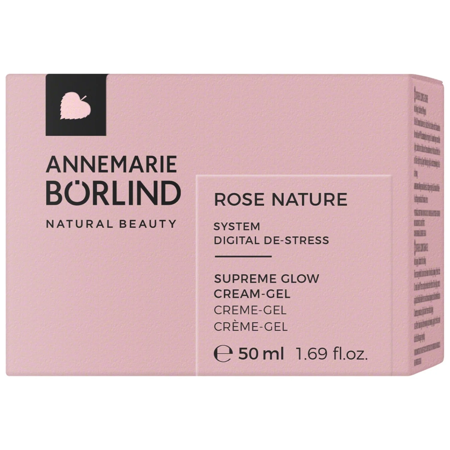 Rose Nature Suprem Glow Cream - Gel - 24-timers lysnende ansigtsbehandling