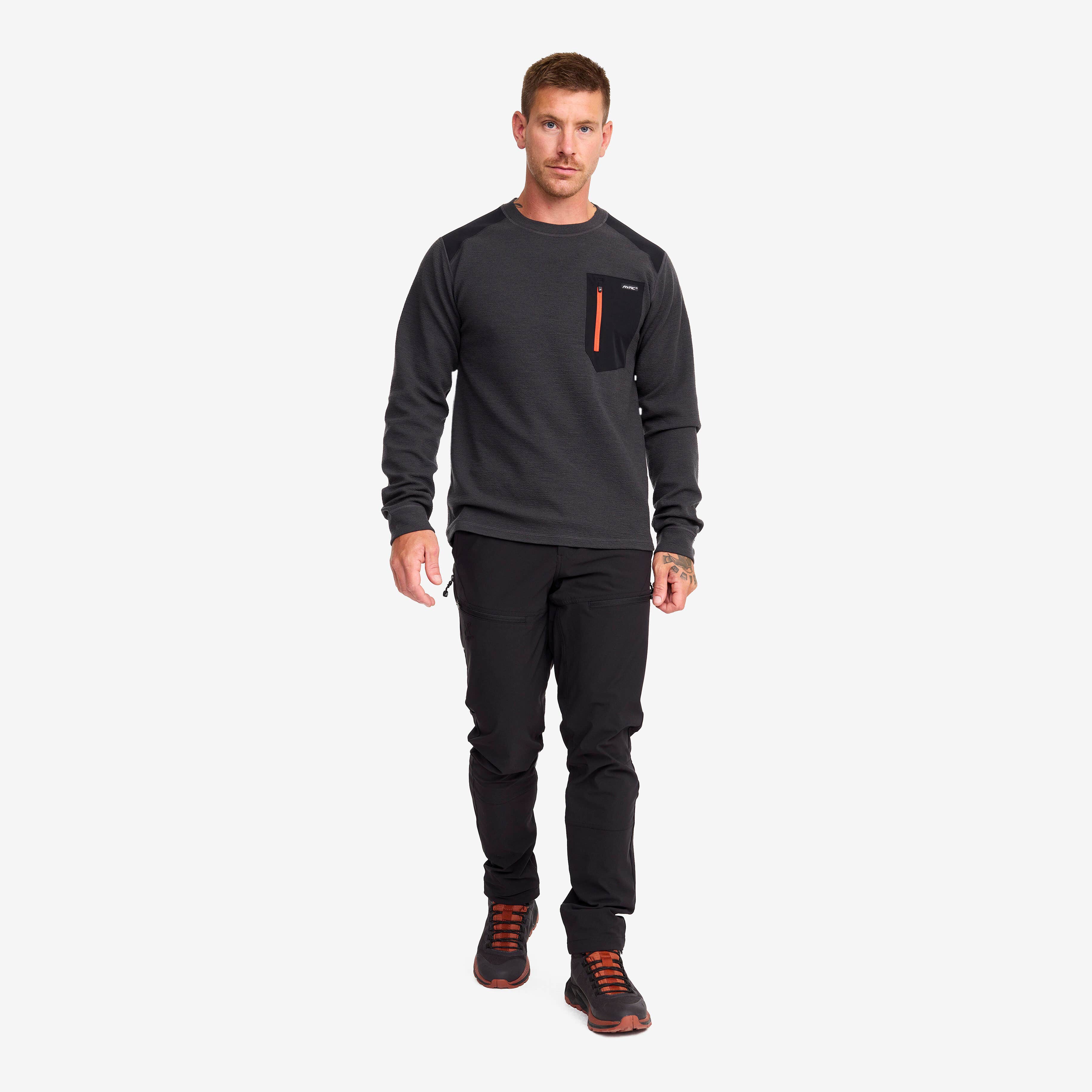 Wool Sweater Homme Anthracite