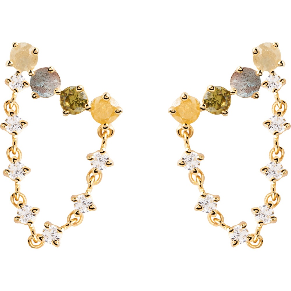 P D Paola Boucles d'oreilles à fermoir à poussette 925 Argent Boucles d'oreilles