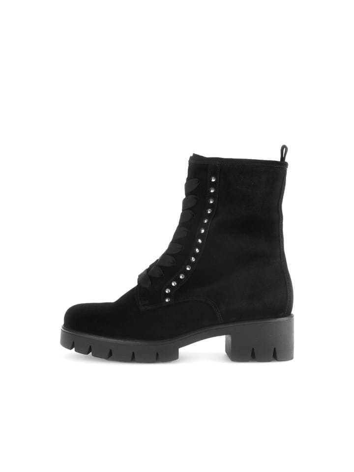 Gabor Fashion Schnürstiefeletten in schwarz günstig kaufen