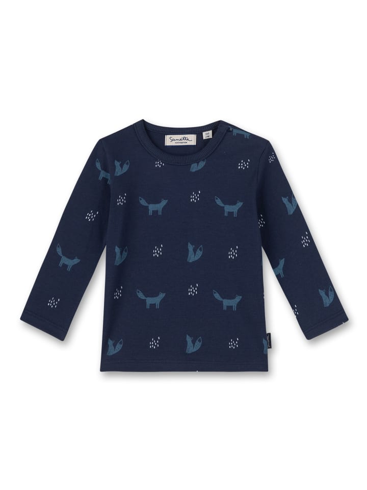 Sanetta Longsleeve in Blau günstig kaufen 68