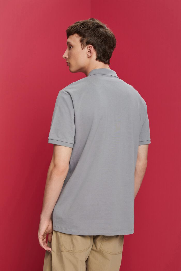 Slim-Fit-Poloshirt aus Baumwoll-Piqué