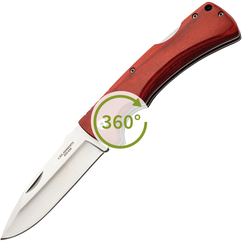 Herbertz Taschenmesser mit Pakkaholz