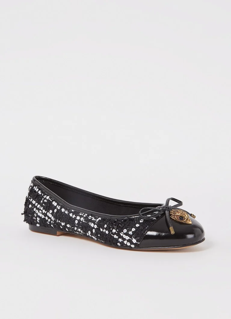 Kurt Geiger Eagle -ballerinat tweed-lookin kanssa