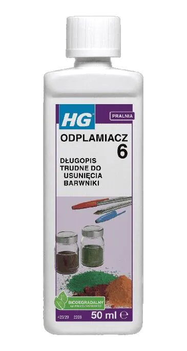 HG Dėmių valiklis tušinukų dėmėms ir sunkiai pašalinamiems dažams 50 ml