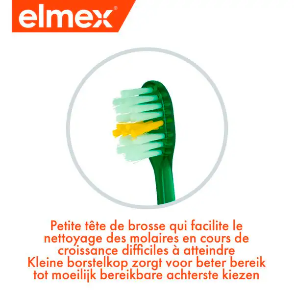 Elmex Junior 6-12 éves fogkefe 6-12 éves korig