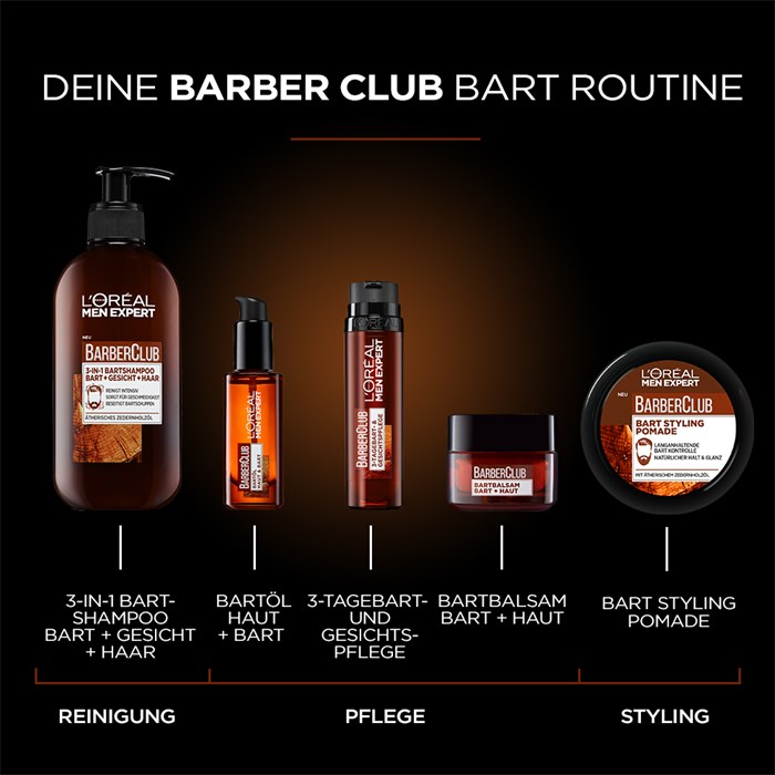 3In1 Shampoo Bart + Gesicht + Haar