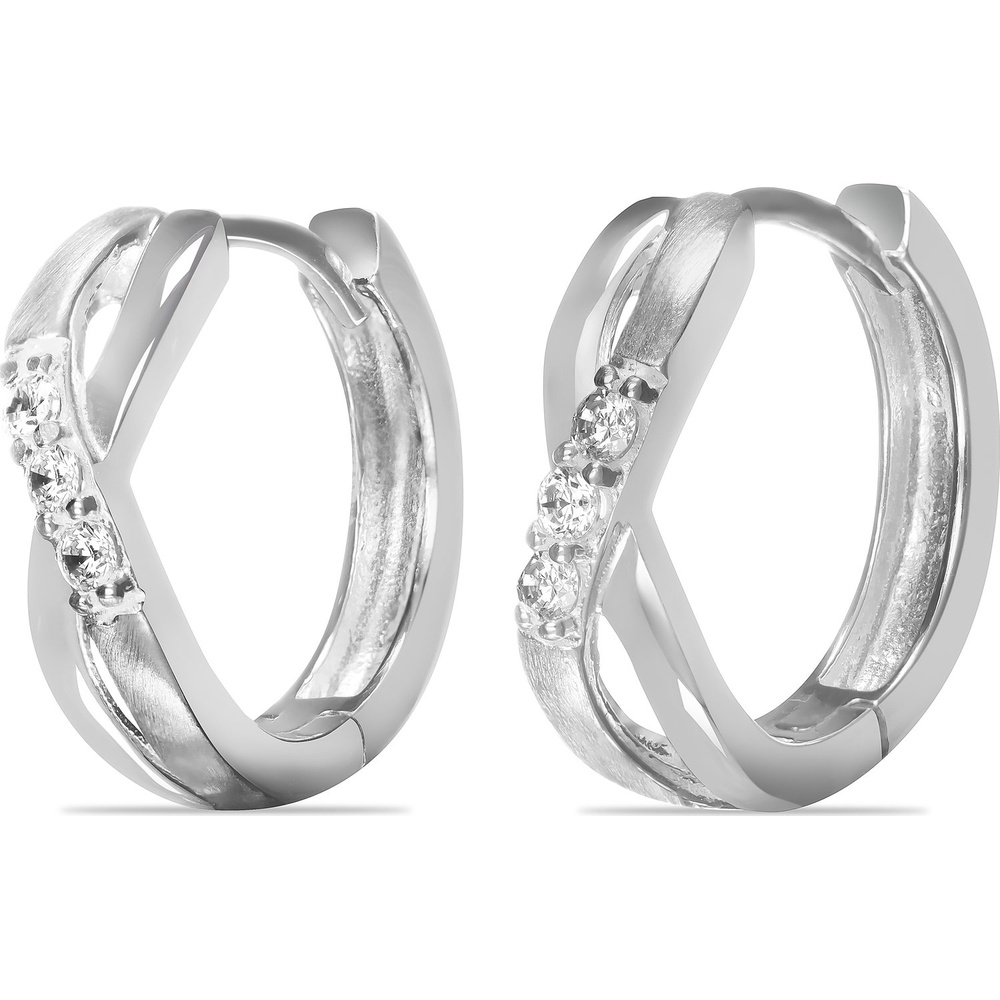 FAVS Créoles 925 Argent Boucles d'oreilles