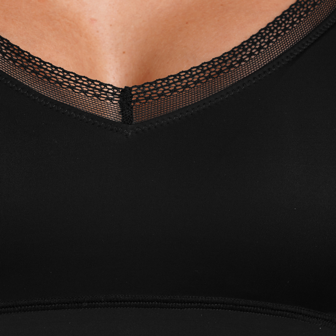 Damen Seamless-Bustier mit Spitze