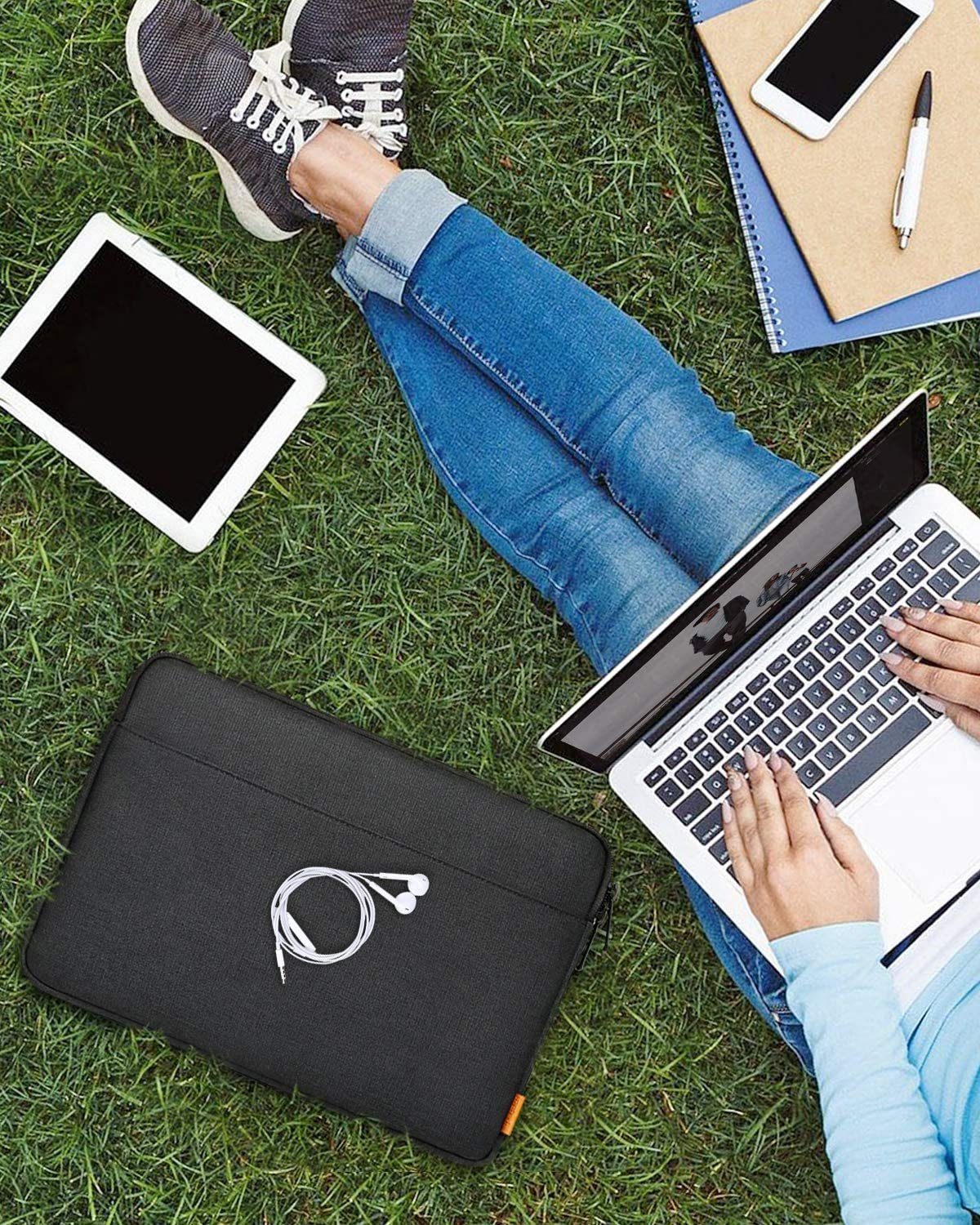 Inateck Laptop-Hülle Tasche für 13 Zoll MacBook Pro/Air M2/M1, Surface Pro