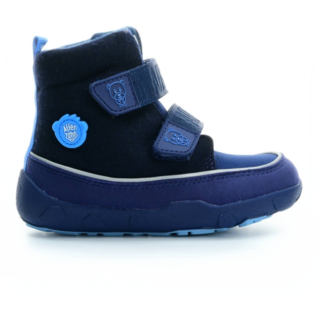 Affenzahn Winterstiefel Wolle Comfy Bär mit Membran Klett