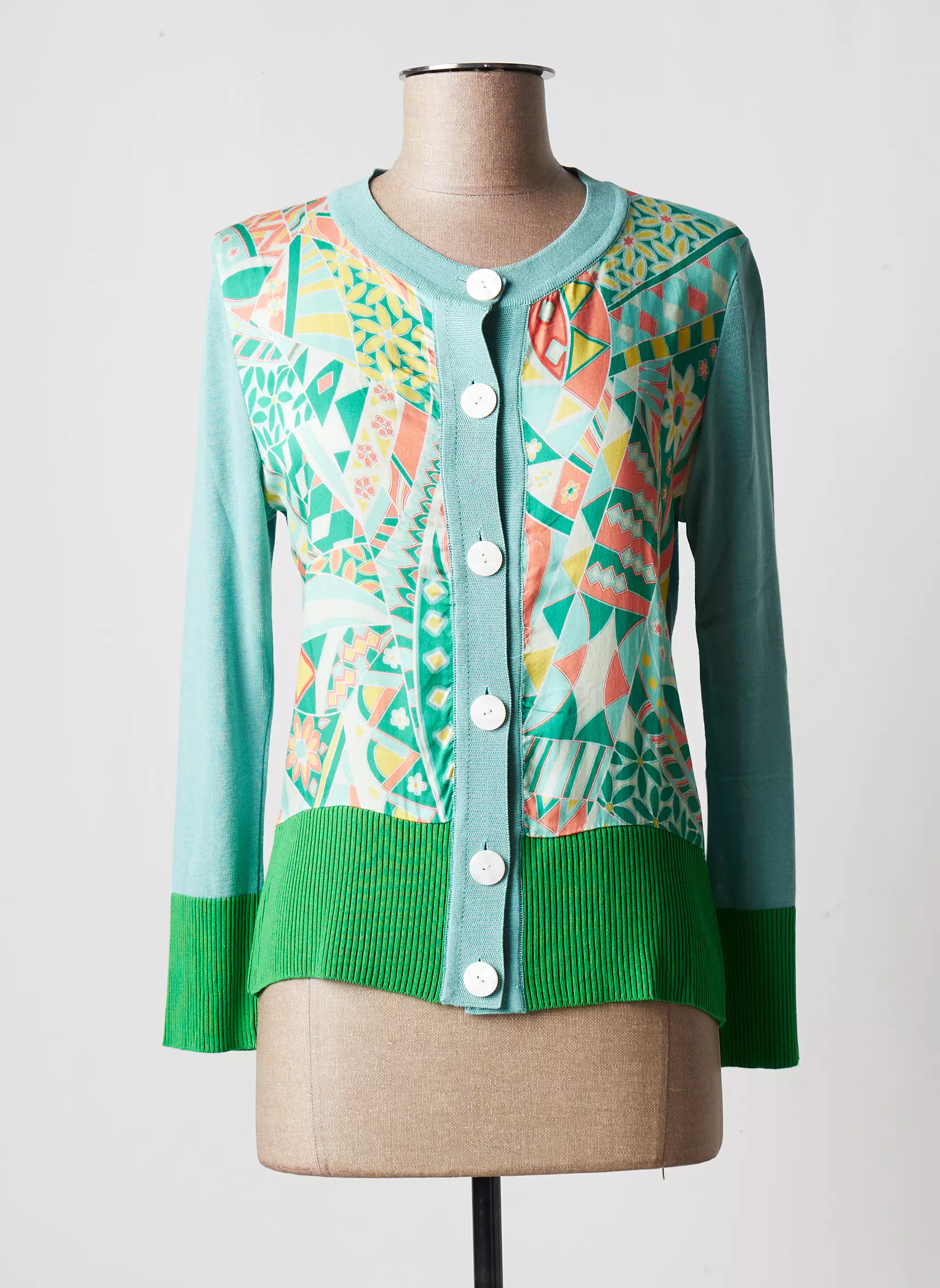 Tinta Style Cardigans Femme couleur bleu
