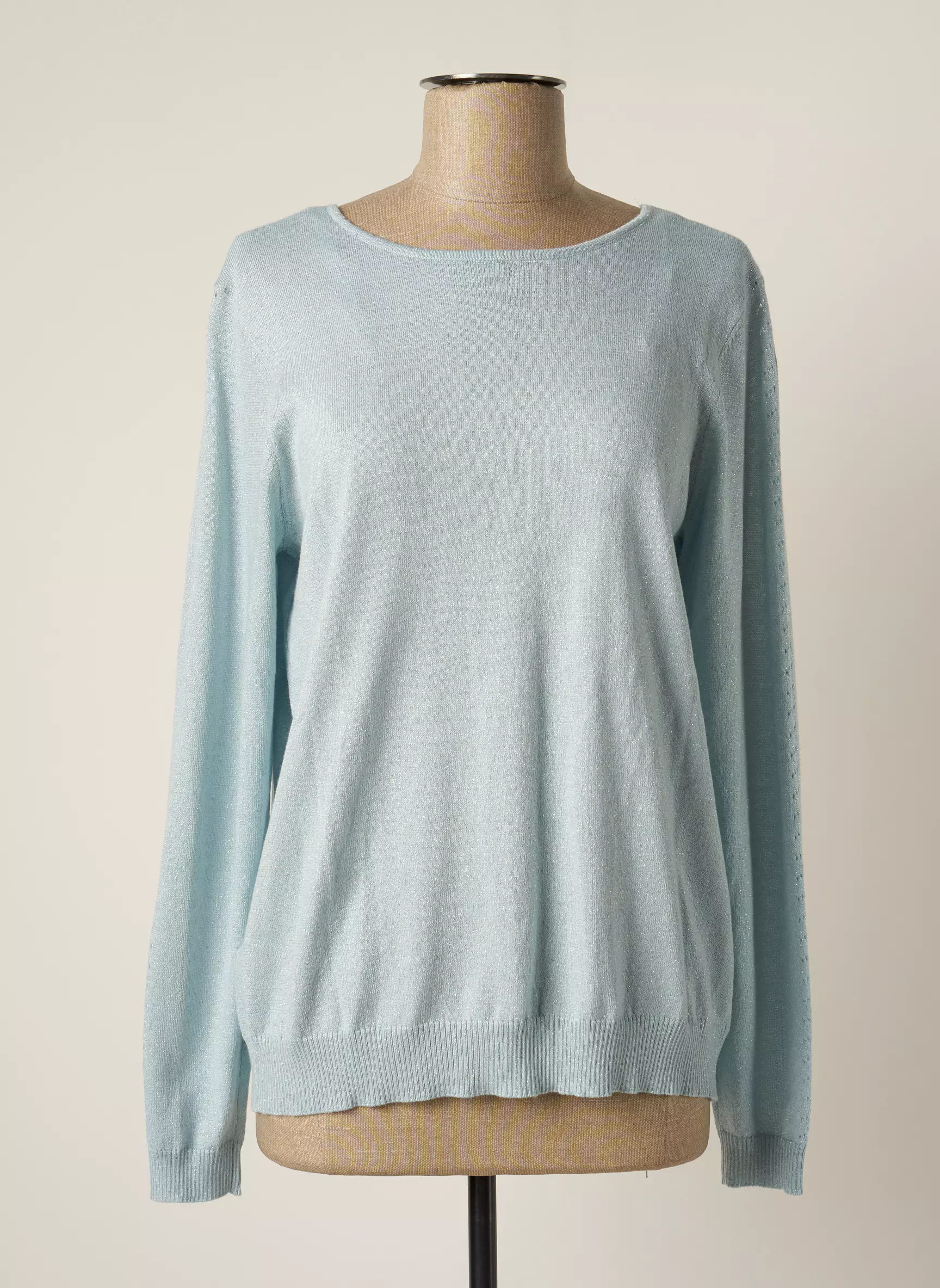 Julie Guerlande Pulls Femme couleur bleu