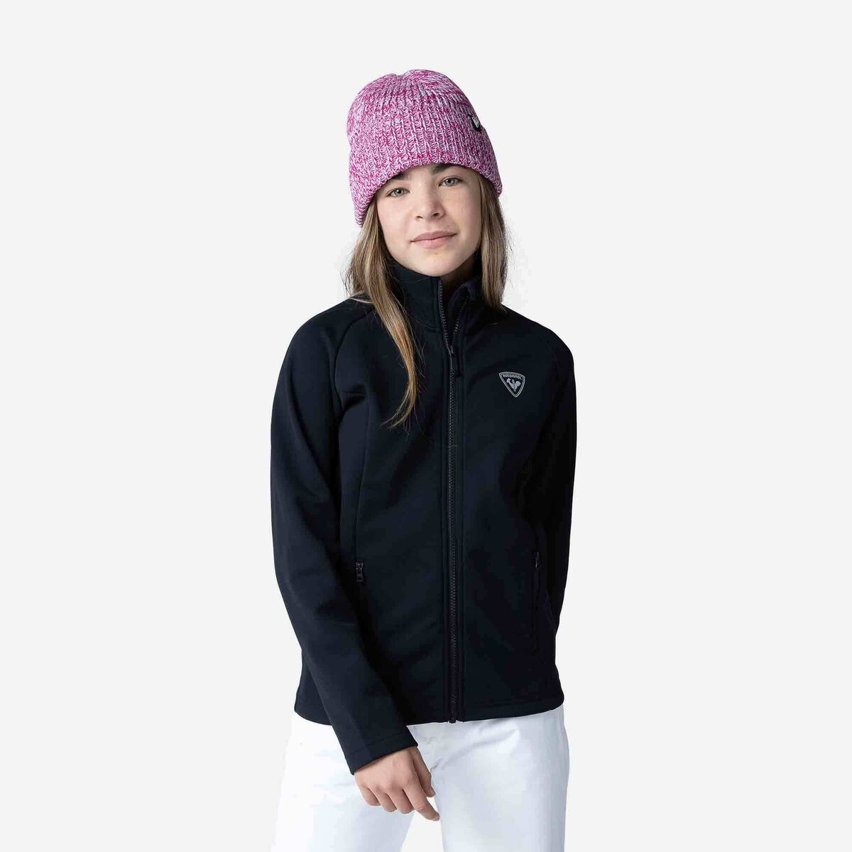 Clip Midlayer mit durchgehendem Reißverschluss für Mädchen