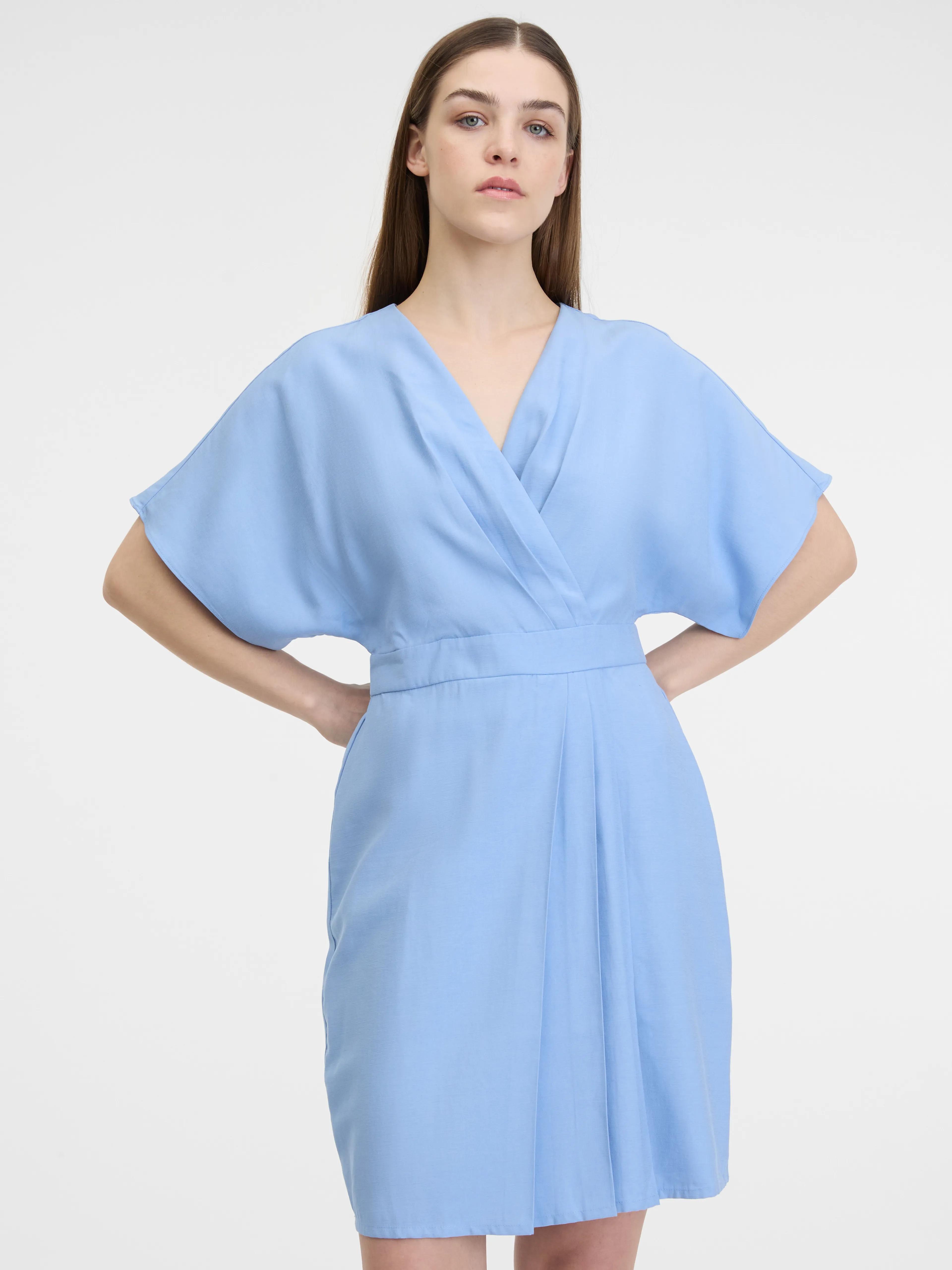 Hellblaues Damenkleid ORSAY