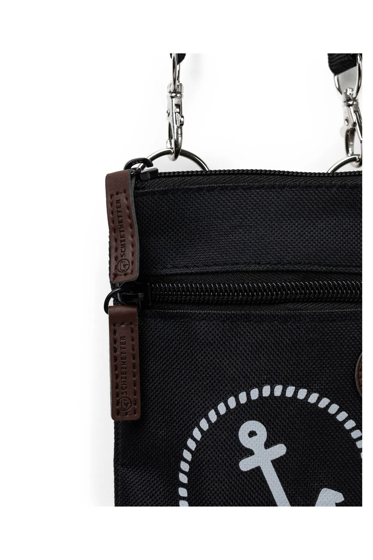 SCHIETWETTER  Messenger Bag - Schwarz - Unifarben