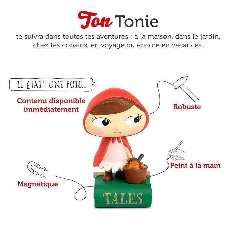 Figurine Tonie Le petit chaperon rouge et 3 autres contes Tonies