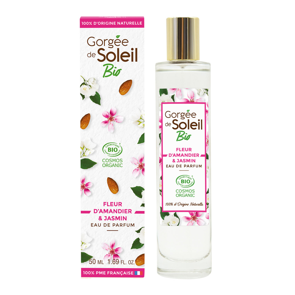 gorgée de soleil Eau de parfum Bio Fleur d'Amandier et Jasmin Eau de parfum