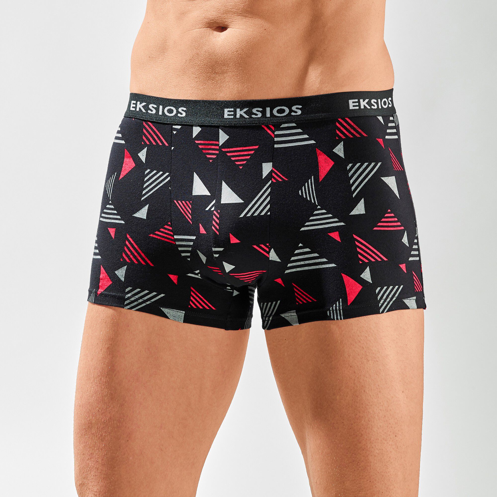 Boxer imprimé géométrique