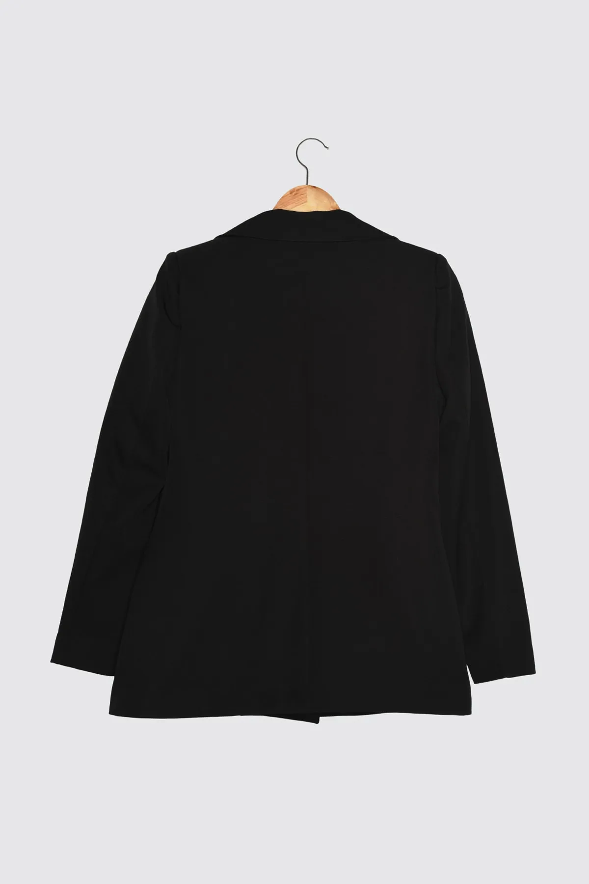Trendyol Collection  Schwarze, gefütterte, gewebte Blazerjacke TWOSS21CE0137
