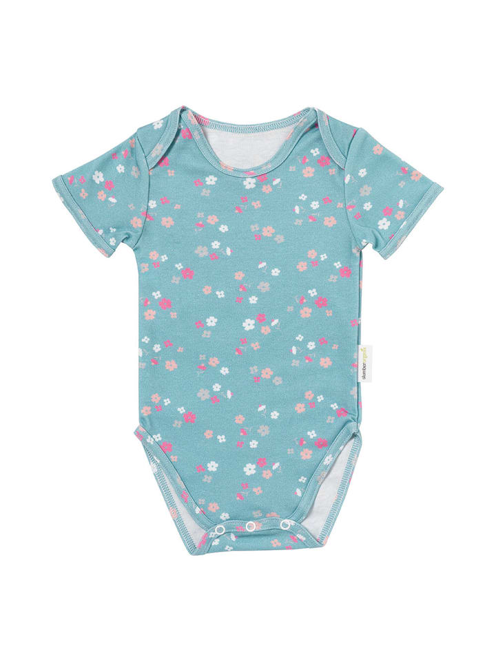 SlumberOrganix Bio Baby-Body kurzarm in Rosa günstig kaufen