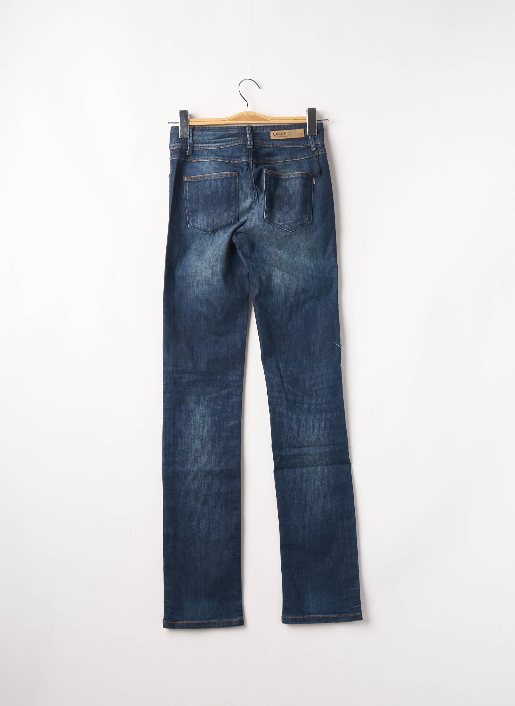 Only Jeans Coupe Droite Femme couleur bleu