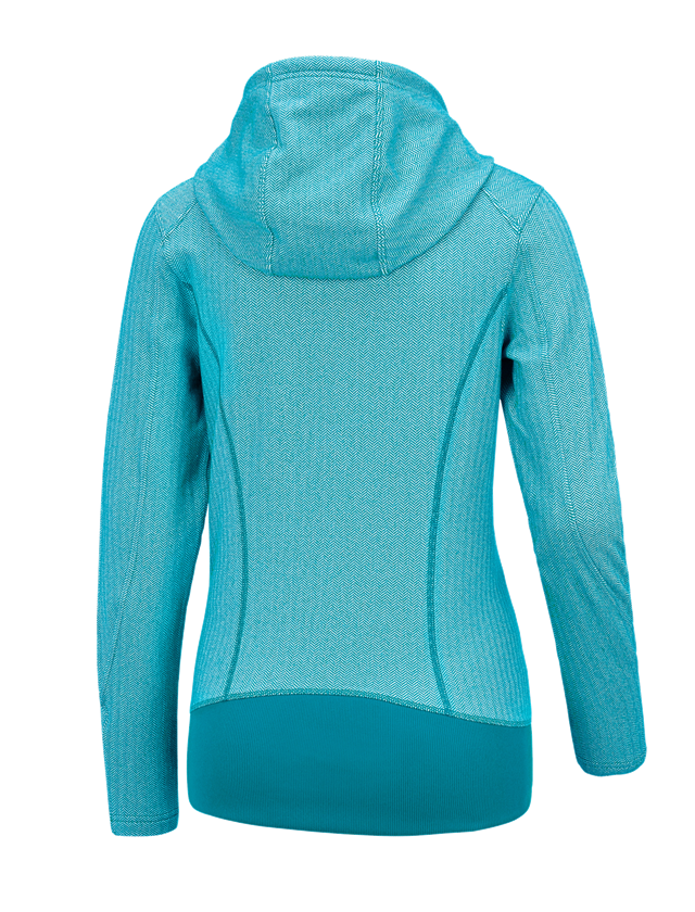 e.s. Funktions Kapuzenjacke herringbone, Damen