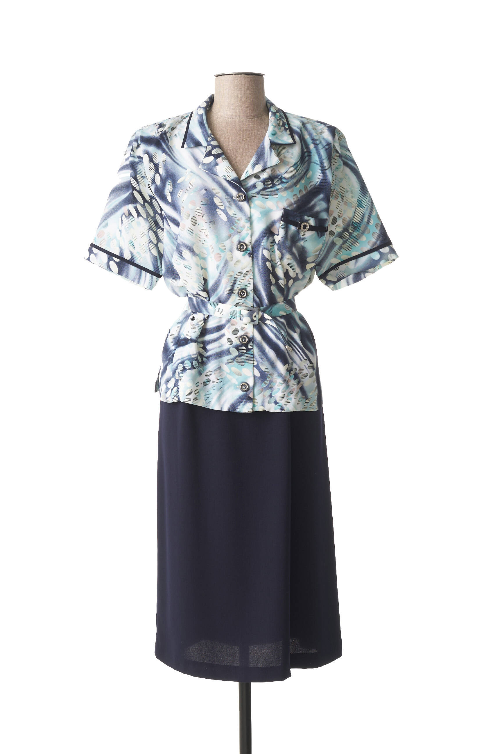 France Rivoire Ensembles Robe Femme couleur bleu