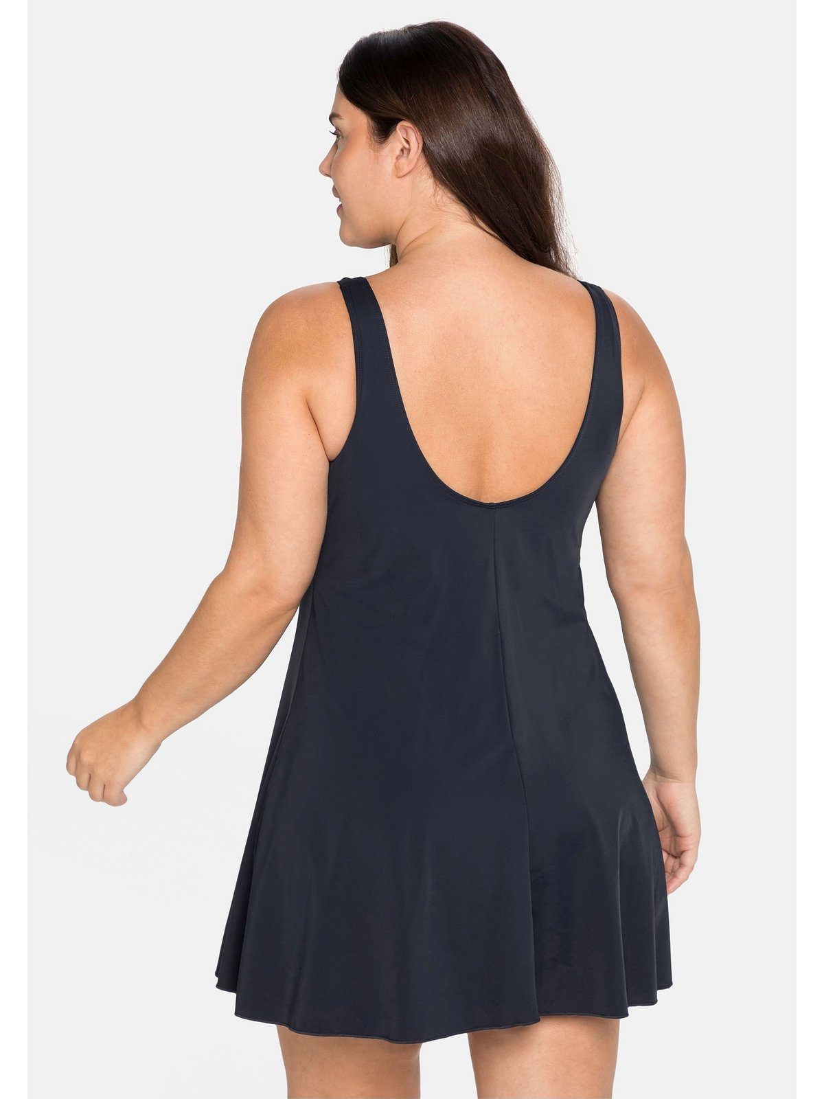 Sheego Badekleid Große Größen mit Softcups und blickdichtem Hosenteil