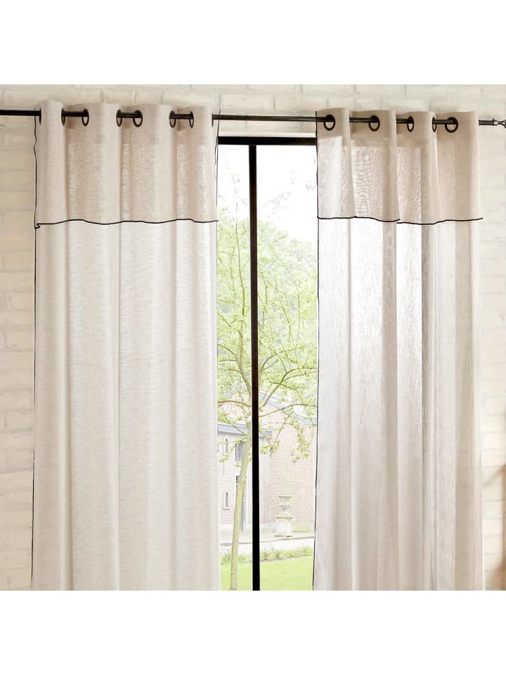 Atmosphera Créateur d'intérieur Gardine in beige günstig kaufen onesize