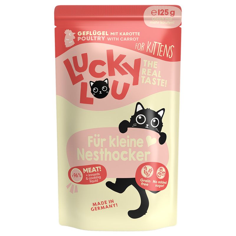 Sparpaket Lucky Lou Kitten 48 x 125 g zu TOP-Preisen | bitiba %