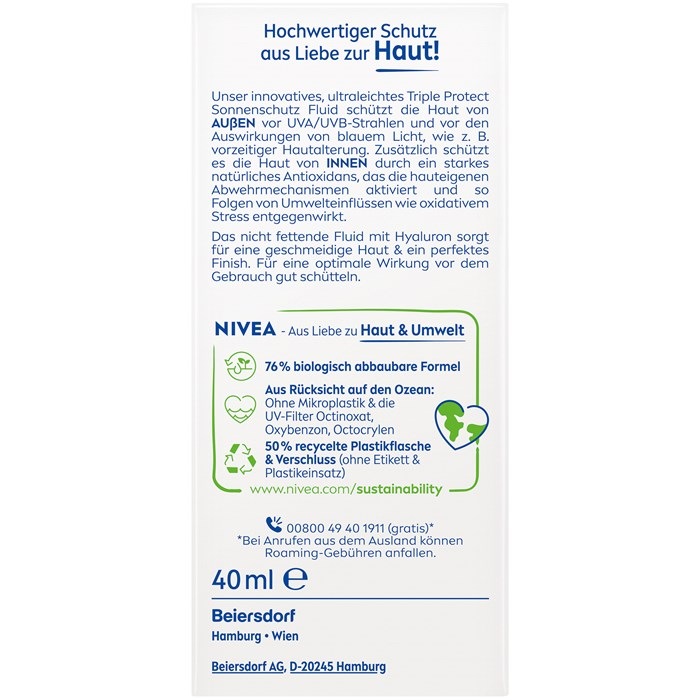 Triple Protect Ultraleichtes Fluid LSF50+