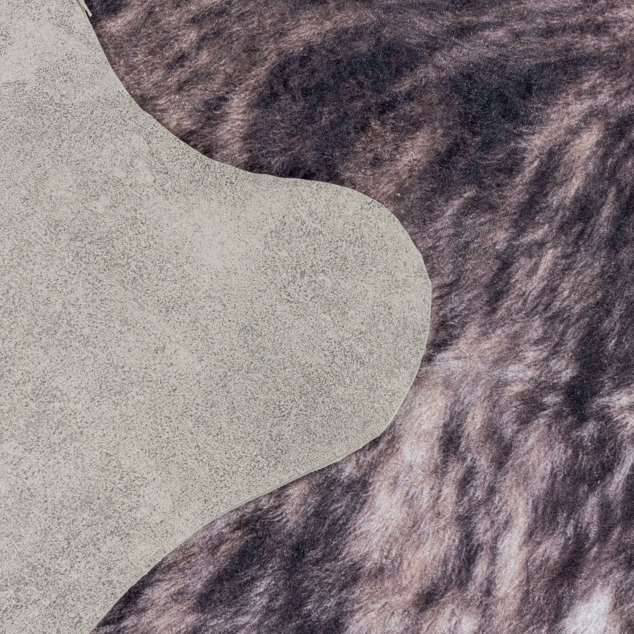 Ayyildiz Teppich, ETOSHA 4113, BROWN, 100 x 135 cm