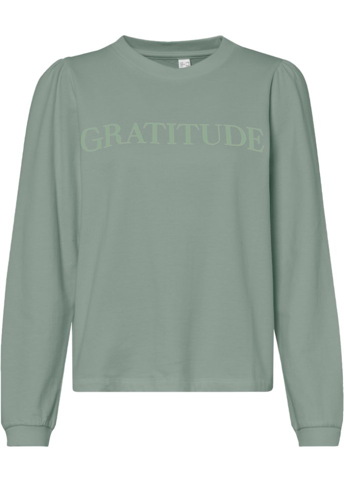 Sweatshirt mit Puffärmel