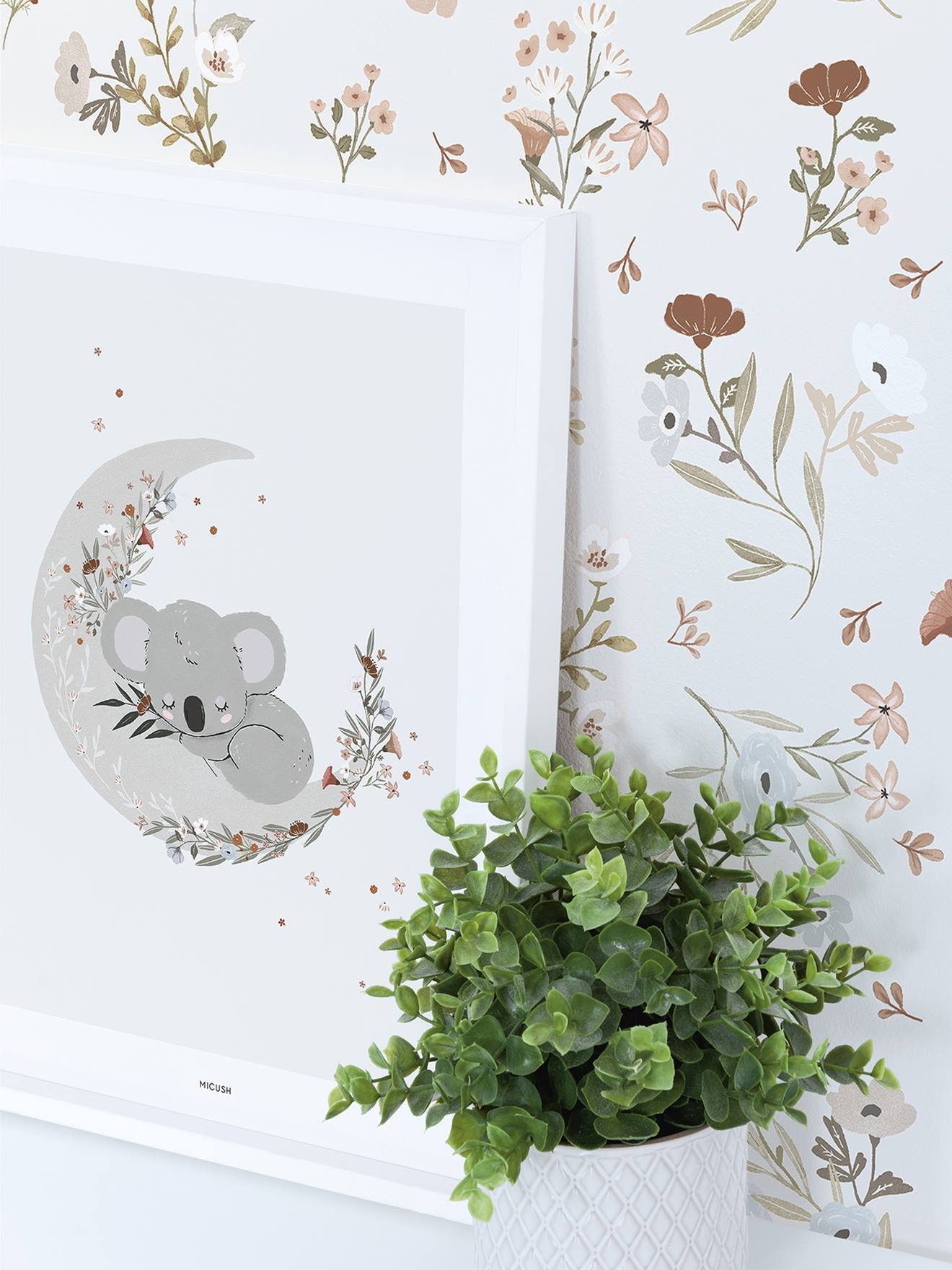 Lilipinso Kinderzimmer Koala-Poster LILYDALE LILIPINSO - grau
