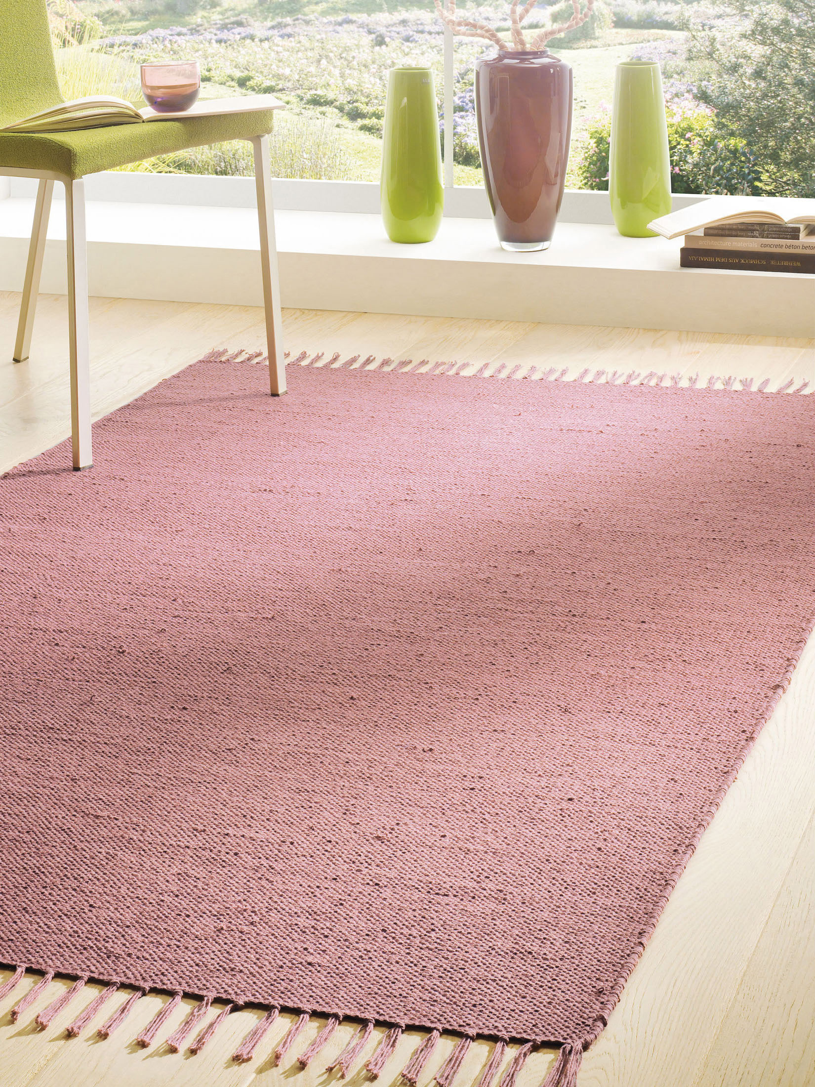 Summerweave Baumwoll-Teppich, Rose