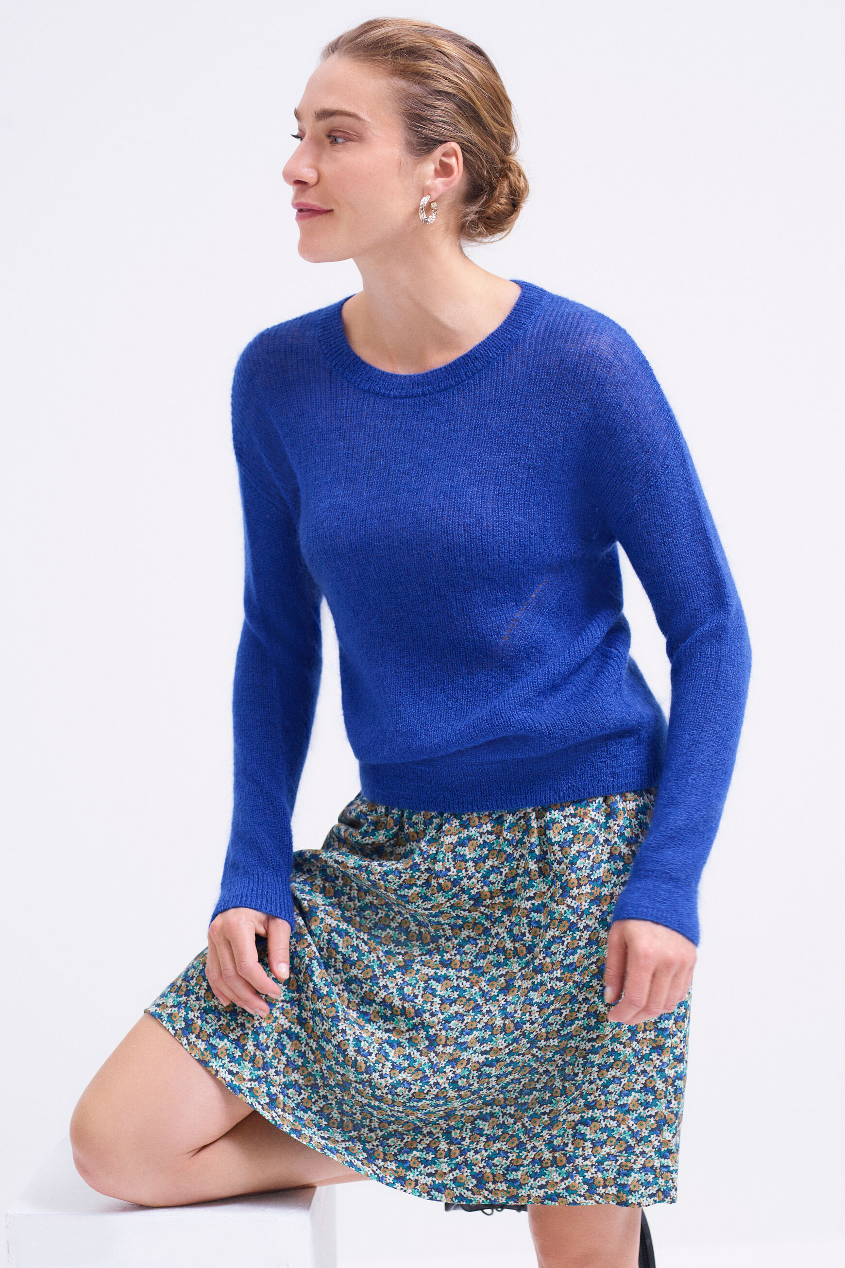 pull diana bleu roi femme