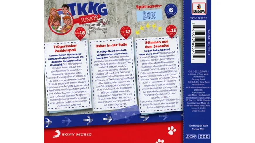 Spürnasen-Box 6 (Folgen 16,17,18)